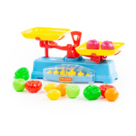 Купить игровой набор "весы" + набор продуктов (12 элементов) (в сеточке) в интернет-магазине Мир детства. Доставка по всей России. Звоните и заказывайте: 8 (4942) 54-44-01 Игровой набор "Весы" + набор продуктов (12 элементов) (в сеточке) купить в Интернет-магазине Мир детства Кострома