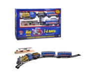 Железная дорога на бат. 22 эл. 580 см длина дороги, с дымком, звук, свет. купить в Интернет-магазине Мир детства Кострома