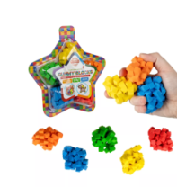 GUMMY BLOCKS Конструктор-пластилин, 5 цветов в наборе (красн., син., зел., жёл., оранж.), в блист. 21,5х23,5х4,5 см купить в Интернет-магазине Мир детства Кострома