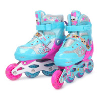 Коньки роликовые "LOL", PU колеса со светом, размер M (34-37) купить в Интернет-магазине Мир детства Кострома