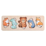 Пазл-рамка "Дикие животные" купить в Интернет-магазине Мир детства Кострома