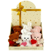 Купить игрушка мягкая дисплей "мишки и зайцы с сердц" 3 вида б/чипа в дисп мульти-пульти в интернет-магазине Мир детства. Доставка по всей России. Звоните и заказывайте: 8 (4942) 54-44-01 Игрушка мягкая дисплей "мишки и зайцы с сердц" 3 вида б/чипа в дисп МУЛЬТИ-ПУЛЬТИ купить в Интернет-магазине Мир детства Кострома