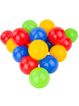 Шарики пластиковые 100 шт. цветные, Ø60 мм, купить в Интернет-магазине Мир детства Кострома