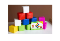 Набор "Кубики большие" 12 кубиков в сетке. купить в Интернет-магазине Мир детства Кострома