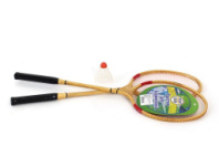 Купить бадминтон деревянный в сетке в интернет-магазине Мир детства. Доставка по всей России. Звоните и заказывайте: 8 (4942) 54-44-01 Бадминтон деревянный в сетке купить в Интернет-магазине Мир детства Кострома