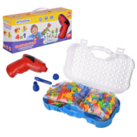 Конструктор с шуруповертом в чемоданчике, 242 детали,  купить в Интернет-магазине Мир детства Кострома