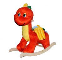 Мяг. РУ  Дракон-качалка 0112 65см, красный купить в Интернет-магазине Мир детства Кострома