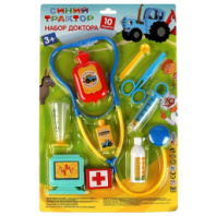 Купить набор доктора синий трактор блист.25*37*3см играем вместе в интернет-магазине Мир детства. Доставка по всей России. Звоните и заказывайте: 8 (4942) 54-44-01 Набор доктора Синий ТРАКТОР блист.25*37*3см ИГРАЕМ ВМЕСТЕ купить в Интернет-магазине Мир детства Кострома