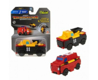 1toy Transcar 2в1: Погрузчик – Пожарная машина, блистер купить в Интернет-магазине Мир детства Кострома