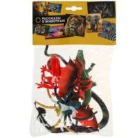 Пластизоль гады 6 шт. в пак. ИГРАЕМ ВМЕСТЕ купить в Интернет-магазине Мир детства Кострома