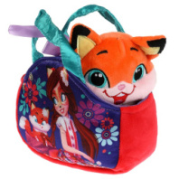 Мягкая игрушка ЭНЧЕНТИМАЛС лисичка в сумочке, в пак МОЙ ПИТОМЕЦ купить в Интернет-магазине Мир детства Кострома