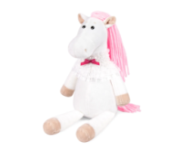 Мягкая Игрушка MAXITOYS, Лошадка Пинки с Воротничком, 22см купить в Интернет-магазине Мир детства Кострома