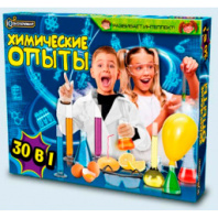 Игрушка опыты химия набор 30 в 1 IQ Эксперимент  купить в Интернет-магазине Мир детства Кострома