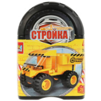 Конструктор "Город Мастеров. Стройка: самосвал" (в банке) купить в Интернет-магазине Мир детства Кострома