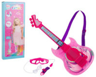 Электрогитара "Girl's Club", свет. и звук эффекты, очки с микрофоном, в/к 19*4,5*47,5 см купить в Интернет-магазине Мир детства Кострома