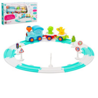 Железная дорога Elefantino "Веселое путешествие" 21 деталь, световые и звуковые эффекты, диаметр 57 см, в/к 50*7*28 см купить в Интернет-магазине Мир детства Кострома