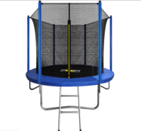 Батут с сеткой и лестницей, диаметр 244см (8FT). Выдерживает нагрузку более 100 кг купить в Интернет-магазине Мир детства Кострома