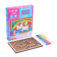 Загатовки для творчества. Пластилиновые картинки "Единорог" 210х148 7827534 купить в Интернет-магазине Мир детства Кострома