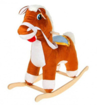 Мягкая  Лошадь-качалка купить в Интернет-магазине Мир детства Кострома