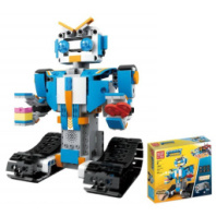 Конструктор-робот на гусеницах, 349 деталей,на р/у купить в Интернет-магазине Мир детства Кострома