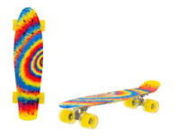 Скейтборд пластиковый с принтом, широкие колеса PU со светом, стойка: алюминиевая, размер платформы: 56*15 см. купить в Интернет-магазине Мир детства Кострома