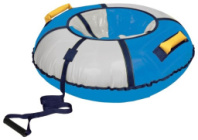 Купить тюбинг, цвет: голубой-серебро в интернет-магазине Мир детства. Доставка по всей России. Звоните и заказывайте: 8 (4942) 54-44-01 Тюбинг, цвет: голубой-серебро купить в Интернет-магазине Мир детства Кострома