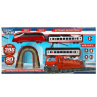 Железная дорога свет-звук, длина пути 396, кор.60*29,5*6см ТЕХНОДРАЙВ  купить в Интернет-магазине Мир детства Кострома