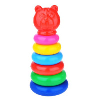 Пирамида Зоопарк, 22 см "Медведь" купить в Интернет-магазине Мир детства Кострома