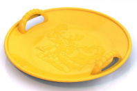 Детские ледянки-салазки большая 58см, желтая купить в Интернет-магазине Мир детства Кострома