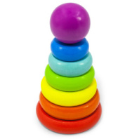 Пирамидка, 5,3*5,3*10,2 см купить в Интернет-магазине Мир детства Кострома