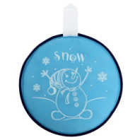 Сани-ледянка c принтом 34,5 см голубая  купить в Интернет-магазине Мир детства Кострома