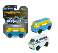 1toy Transcar 2в1: Автобус – Минивэн, 8 см блистер купить в Интернет-магазине Мир детства Кострома