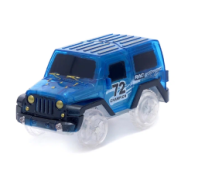 Машинка для магического трека, работает от батареек, цвет синий. купить в Интернет-магазине Мир детства Кострома