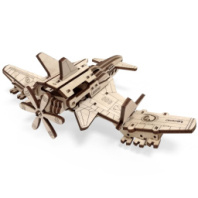 Деревянный конструктор 3D Lemmo Cамолет "Стакс-2Н", арт. 01-03 купить в Интернет-магазине Мир детства Кострома
