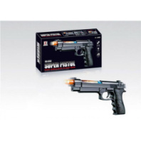Пистолет на батарейках, звук и световые эффекты, в/к купить в Интернет-магазине Мир детства Кострома