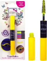 Купить lukky ультрафиолет тушь для ресниц и подводка, 10 мл, цвет желтый неон в интернет-магазине Мир детства. Доставка по всей России. Звоните и заказывайте: 8 (4942) 54-44-01 Lukky УльтраФиолет тушь для ресниц и подводка, 10 мл, цвет желтый неон купить в Интернет-магазине Мир детства Кострома