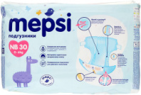 Подгузник детский Mepsi NB size (30 шт.) премиум купить в Интернет-магазине Мир детства Кострома