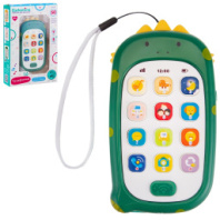 Телефон Динозаврик «Elefantino», световые эффекты, более 50 сказок (в том числе А.С. Пушкина), песенок, загадок, звуков, функция записи, в/к 12*4*19см купить в Интернет-магазине Мир детства Кострома