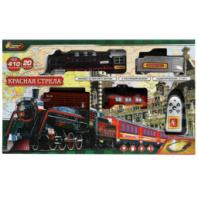 Железная дорога инфр.упр., свет-звук, дл.пути 410см, кор.50,7*30,4*9,3см ИГРАЕМ ВМЕСТЕ  купить в Интернет-магазине Мир детства Кострома