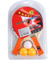 Купить набор для настольного тенниса, в комплекте 2 ракетки, 3 мяча, на блистере 30х20х3,5 см в интернет-магазине Мир детства. Доставка по всей России. Звоните и заказывайте: 8 (4942) 54-44-01 Набор для настольного тенниса, в комплекте 2 ракетки, 3 мяча, на блистере 30х20х3,5 см купить в Интернет-магазине Мир детства Кострома