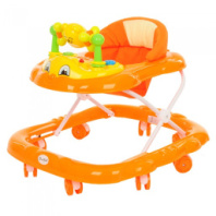BAMBOLA Ходунки ДРУЖОК (8 колес,игрушки,муз)  ORANGE Оранжевый  купить в Интернет-магазине Мир детства Кострома