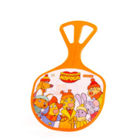 Полесье  Санки Ледянка №3 Оранжевая корова купить в Интернет-магазине Мир детства Кострома