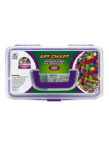 1 TOY ART Большой набор для творчества в трёхъярусном кейсе, фиолетовый купить в Интернет-магазине Мир детства Кострома