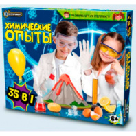 Игрушка опыты химия набор 35 в 1 IQ Эксперимент купить в Интернет-магазине Мир детства Кострома