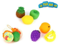 Пластизоль Набор "Фрукты и овощи", 3 шт в сетке купить в Интернет-магазине Мир детства Кострома