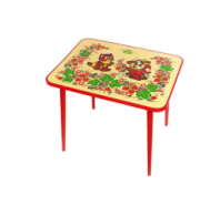 Стол малый "Детство" (дерево) Хохлома. купить в Интернет-магазине Мир детства Кострома