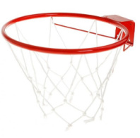 Корзина баскетбольная №5 d 380 мм, с упором и с сеткой "Люкс" купить в Интернет-магазине Мир детства Кострома