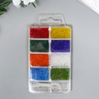 Набор бисера для рукоделия "Zlatka" ассорти прозрачный  купить в Интернет-магазине Мир детства Кострома