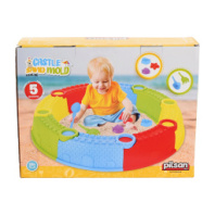 PILSAN Песочница складная Песочный Замок,с аксесс-ми (88х88х15h),разноцветная купить в Интернет-магазине Мир детства Кострома