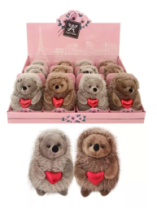 Ежик с сердцем 14см, 2 вида купить в Интернет-магазине Мир детства Кострома